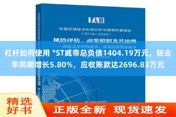 杠杆如何使用 *ST威帝总负债1404.19万元，较去年同期增长5.80%，应收账款达2696.83万元