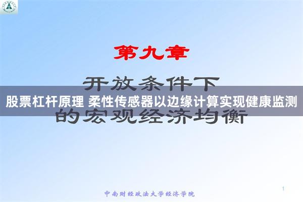 股票杠杆原理 柔性传感器以边缘计算实现健康监测