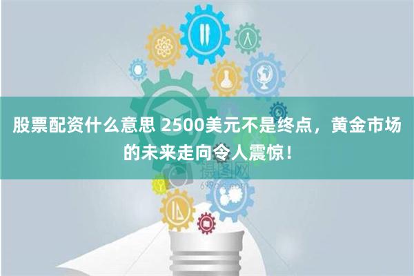 股票配资什么意思 2500美元不是终点，黄金市场的未来走向令人震惊！